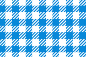 青色のギンガムチェックパターン-ホワイトデー