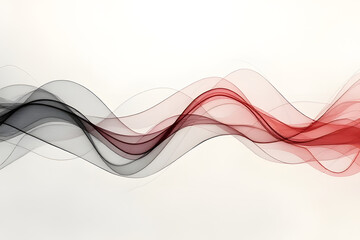 Obraz premium Flow, Dynamic lines, Motion, Fluidity, Minimalist movement, Abstract