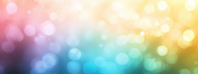 Obraz premium soft pastel abstract background gentle bokeh light design warm cool colors illumination art