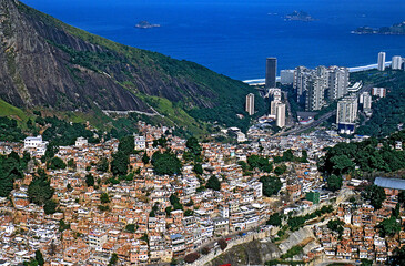 Favela da Rocinha. Rio de Janeiro.