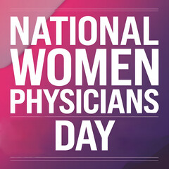 national women physicians day