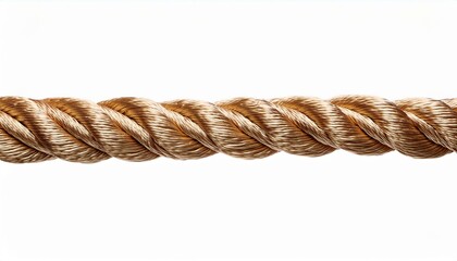 rope isolated on white. Straight rope isolated on white background
