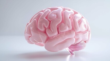 An abstract representation of a human brain.