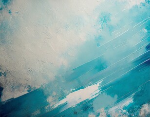アブストラクト　水　水色　絵画　芸術　油彩　油絵　質感　テクスチャー　アート　絵具　背景　壁紙　素材
