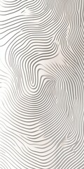 Obraz premium A captivating abstract design featuring black and white wavy lines forming an intriguing optical illusion pattern.