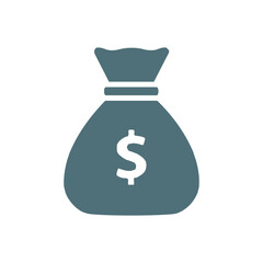 Money Bag Icon vector Illustration Silpe Design