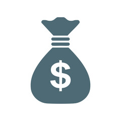 Money Bag Icon vector Illustration Silpe Design