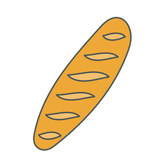 Bread icon illustration