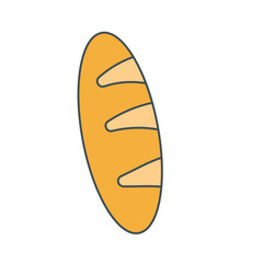 Bread icon illustration