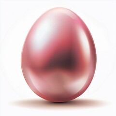 Fototapeta premium Easter egg isolated on a white background.