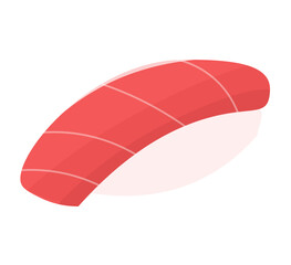 マグロお寿司。ベクターイラスト