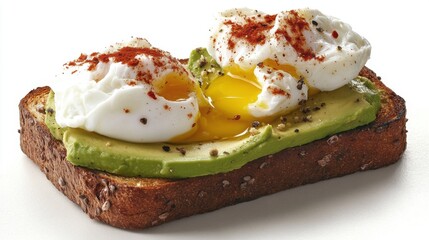 Preparing delicious poached eggs on avocado toast home kitchen food photography cozy environment close-up view healthy eating