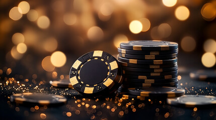 Casino Royale A Sophisticated Poker Chip Arrangement