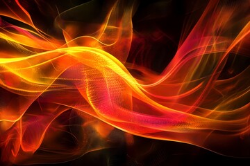 Obraz premium Colorful abstract background symbolizing the future of technology, showcasing vibrant digital patterns, innovation, and progress in tech design.