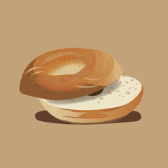 벡터_베이글_bagle