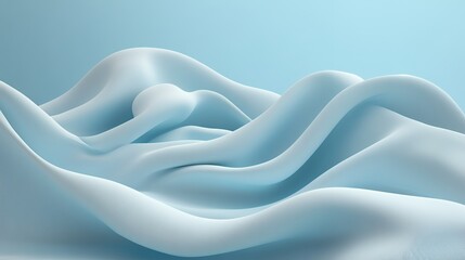 Obraz premium Abstract Blue Waves Soft Texture Background