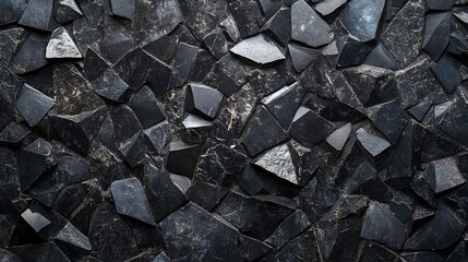 Elegant Black Marble Texture Background with Rich Veins and Deep Tones Evoking Luxury and Sophistication Perfect for Interior Design Projects and Creative Artistic Applications