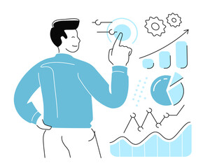 Digital banking and mobile financial management. Analysis of cash expenses and income