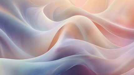 Obraz premium Abstract Pastel Waves Soft Fabric Texture Design