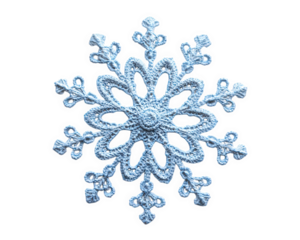 delicate lace snowflake design, artistic and intricate, showcasing beautiful patterns and textures. Perfect for winter themes and seasonal decorations