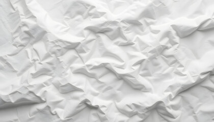 Obraz premium Abstract Texture of Wrinkled White Fabric