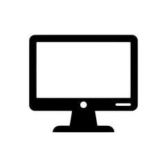 Simple Computer Monitor Icon 