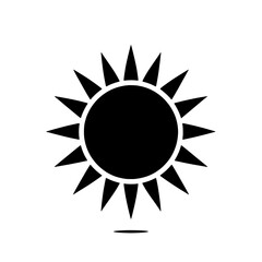 Sun Icon: A simple yet powerful icon depicting the sun, radiating warmth and light. Perfect for representing summer, energy, positivity, and more.