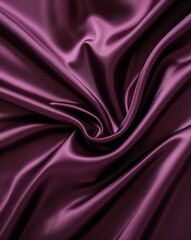 Obraz premium A dark burgundy merging into a deep plum silk fabric gradient background