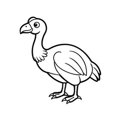 Fototapeta premium illustration of a chicken line art vector