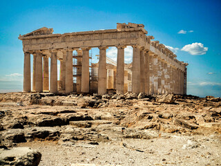Obraz premium Ancient Greek Temple of Asus