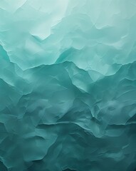 Obraz premium A pale aqua gradually blending into soft teal Paper Grain Gradient background