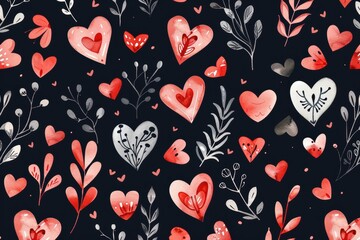 Valentines Day, Valentines Background, Valentines Pattern