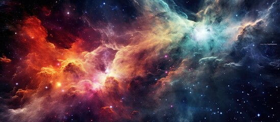 Planets, stars and galaxies in outer space showing the beauty of space exploration.