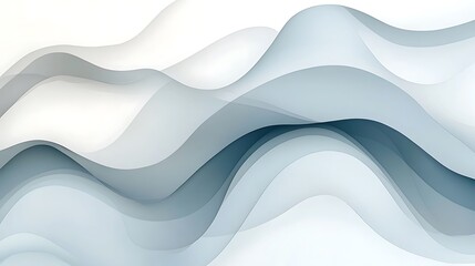 Obraz premium Abstract wavy lines design background, minimal pattern, graphic element