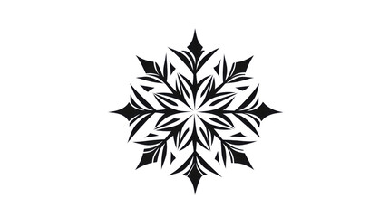 Obraz premium abstract floral ornament isolated on white background 