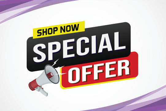 Special offer final sale tag. Banner design template for marketing. Special offer promotion or retail. background banner modern graphic design for store shop, online store, website, landing page

