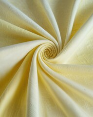 Pastel yellow and soft white fabric texture
