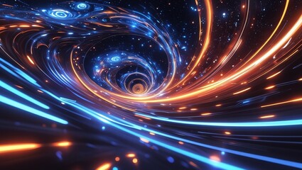 Cosmic Swirl: A Galactic Vortex