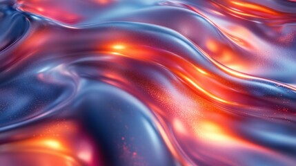 Obraz premium Vibrant Abstract Gradient Shape Modern Design 3D Render Graphic Resource