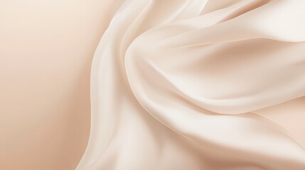 Obraz premium Elegant Draped Fabric Soft Neutral Tones