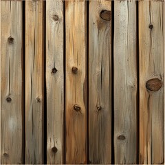Fototapeta premium Weathered vertical wooden planks background texture.