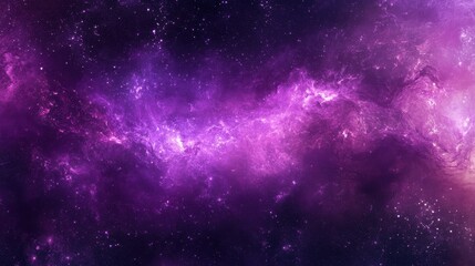 Obraz premium Purple Nebula in Space.