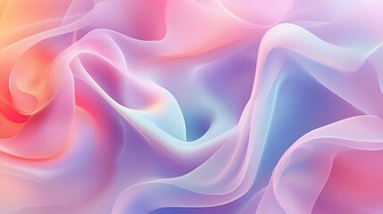 Fototapeta premium Abstract Pastel Swirls of Color and Light