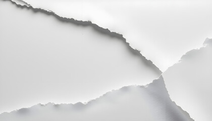 Torn White Paper Texture Background with Abstract Design