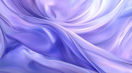 Fototapeta premium Abstract Lavender Silk Drapery Swirling Softly