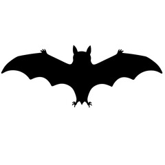 Bat Silhouette - Vector Illustration