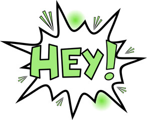 Comic Explosion Speech Bubble