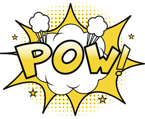 Comic Explosion Speech Bubble