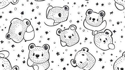 Abstract seamless pattern