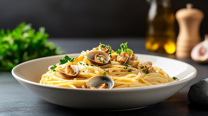  spaghetti alle vongole bowl